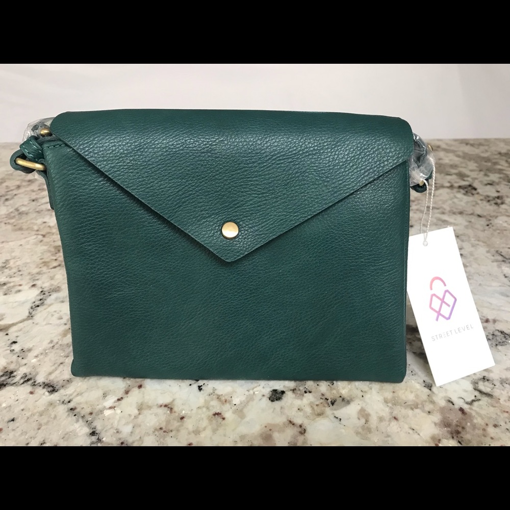 Street Level Dark Green Crossbody
